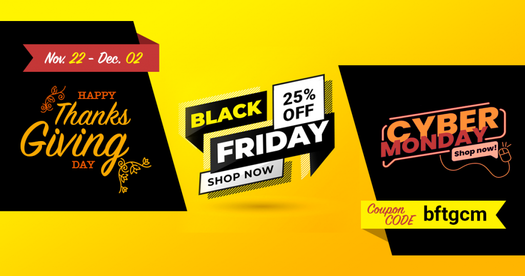 Thanksgiving, Black Friday, Cyber Monday